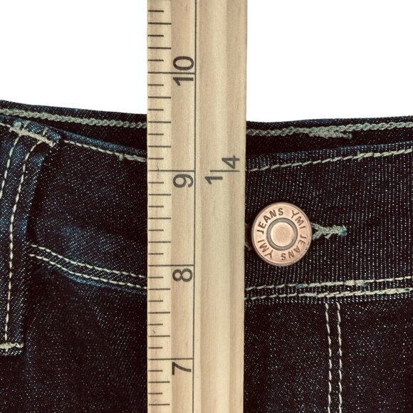 YMI Women's Denim Jeans Size 7/28 Mid Rise Boot Cut Stretch Blue NWT - Picture 9 of 10